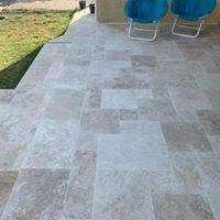 Travertin pierre naturelle intérieur et extérieur multiformats non trier magasin à Yvetot- TK Carrelage