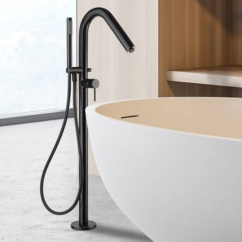 Vente de robinetterie Noir mat pour salle de bain magasin à Yvetot- TK Carrelage