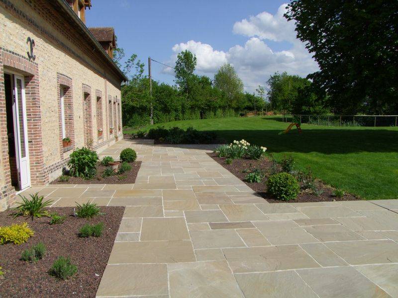 Où trouver de la pierre naturelle pour terrasse proche de Fécamp 76