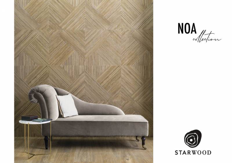 Vente de faïence imitation bois géométrique Porcelanosa