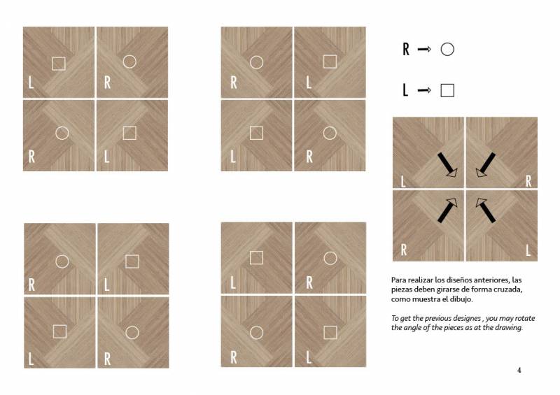 Vente de faïence imitation bois géométrique Porcelanosa
