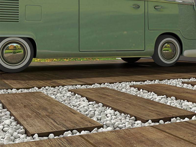 Acheter dalles pour terrasse en imitation bois réaliste : TK Carrelage prés de Rouen 76