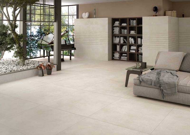 Carrelage intérieur et extérieur imitation béton nuancé Stadium