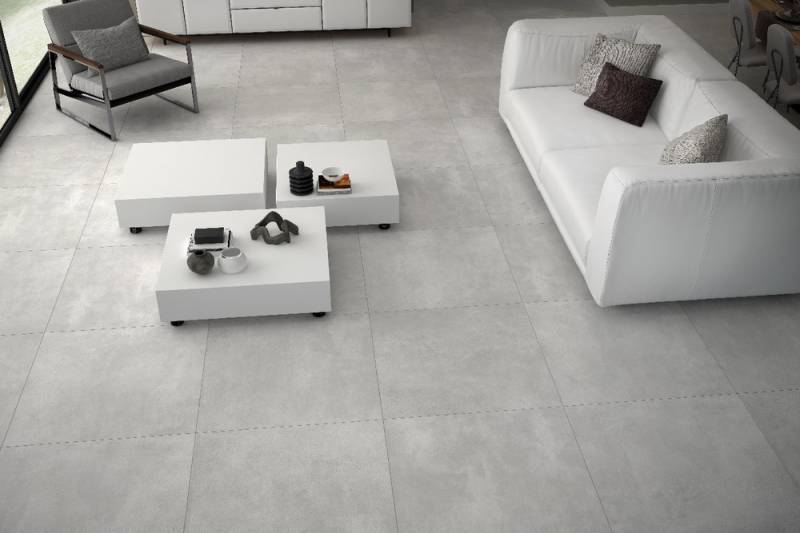 Carrelage intérieur et extérieur imitation béton nuancé Stadium