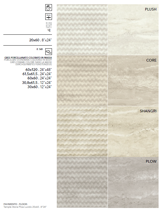 Faïence Temple Stone