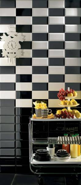 Carreau métro noir et blanc proche de Saint Valery en Caux 76