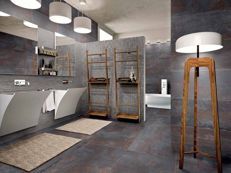 Carrelage intérieur et extérieur effet oxydé Flatiron