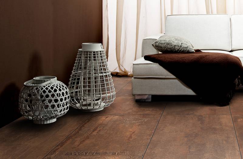 Carrelage intérieur et extérieur effet oxydé Flatiron