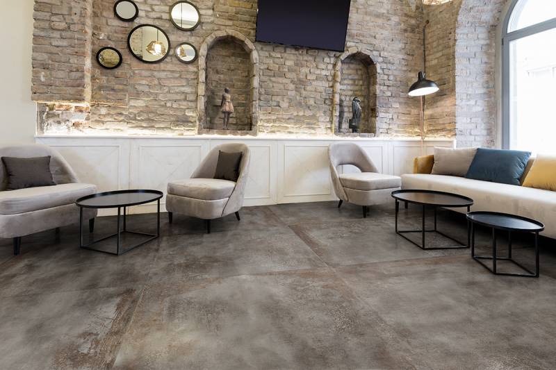 Carrelage intérieur et extérieur effet oxydé Flatiron