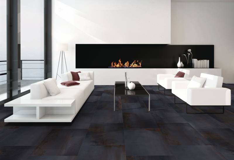 Vente de carrelage effet métal oxydé