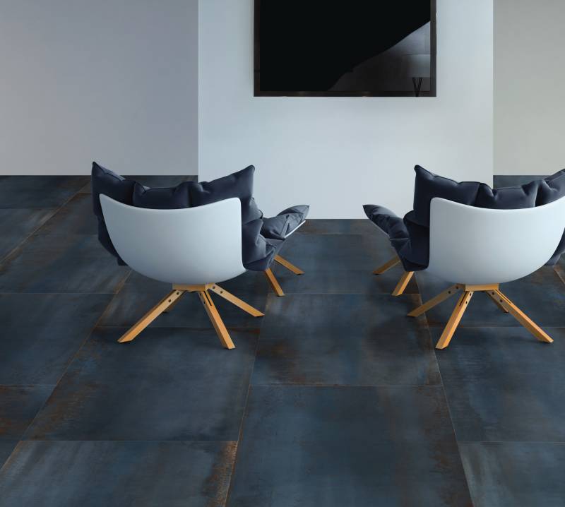 Vente de carrelage effet métal oxydé