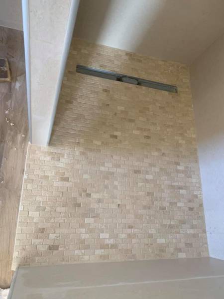 Faire poser du carrelage dans une salle de bain près de Dieppe 76